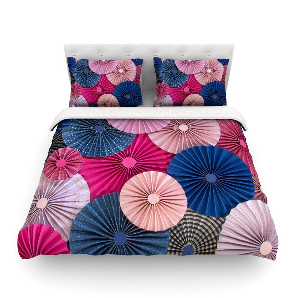 East Urban Home Navy Pink By Heidi Jennings Featherweight Duvet