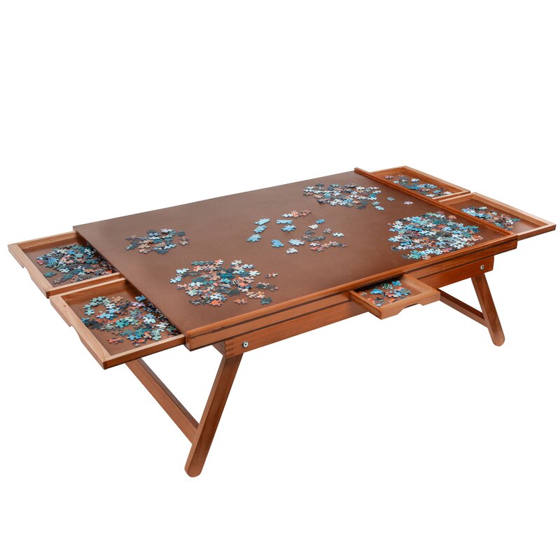 Jumbl Jigsaw Puzzle Table & Reviews | Wayfair