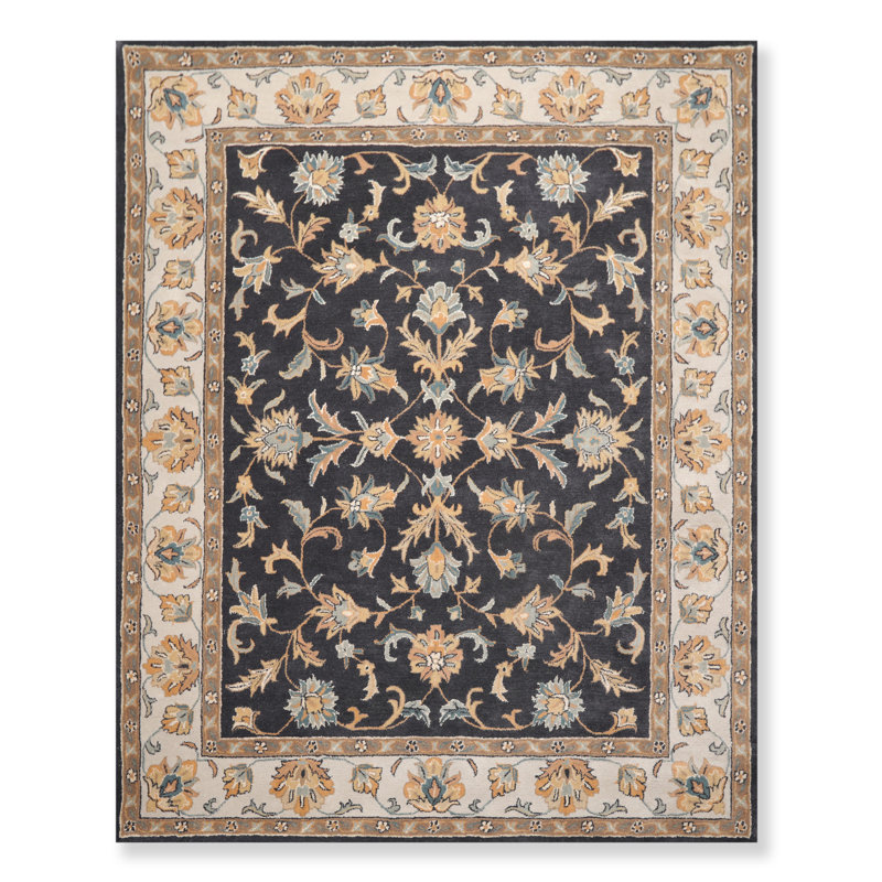Alcott Hill Bette Hand Tufted Wool Brown Beige Yellow Area Rug Wayfair,Brown Hair Girl Drawing Aesthetic