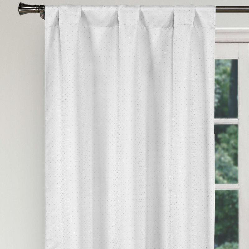 House Of Hampton Calandre Solid Blackout Thermal Tab Top Curtain
