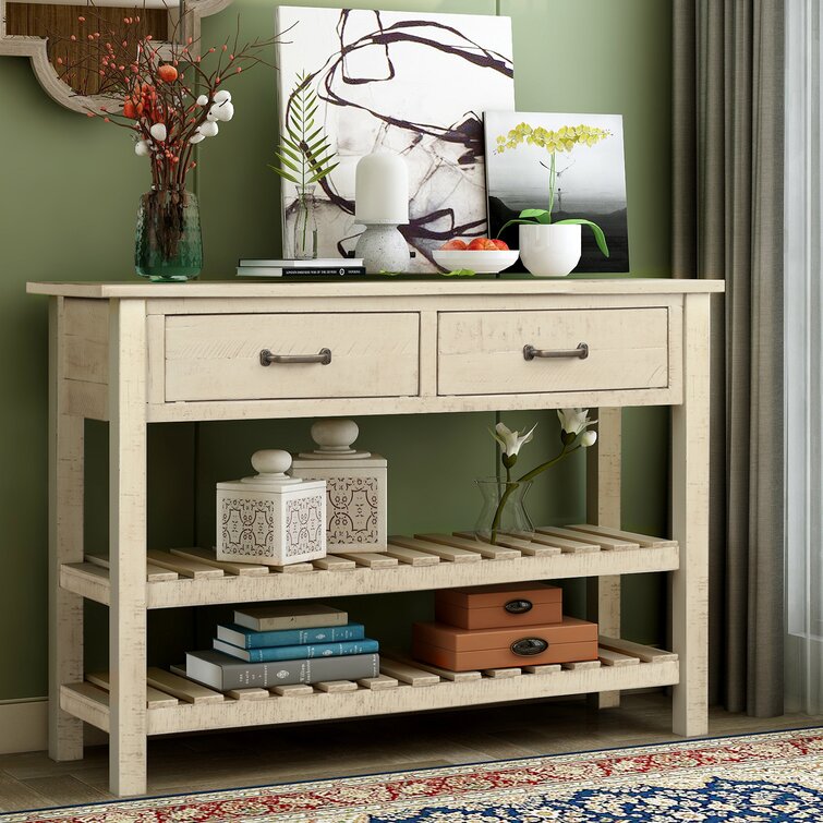 Details about   2-Tier End Table W/ Drawer Storage Sofa Side Accent Console Living Room Bedroom 