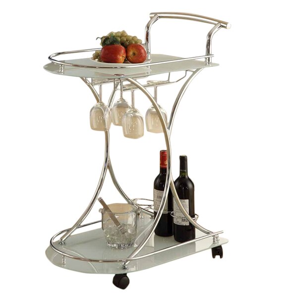 Ebern Designs Baumbach Bar Cart & Reviews | Wayfair