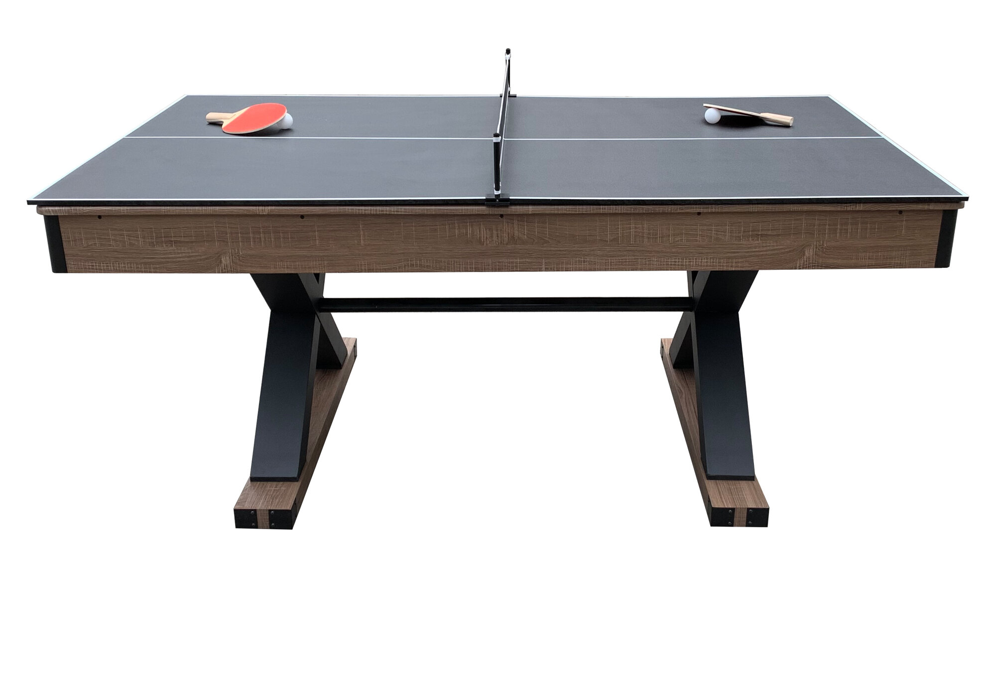 Hathaway Games Excalibur 6 Two Player Air Hockey Table With