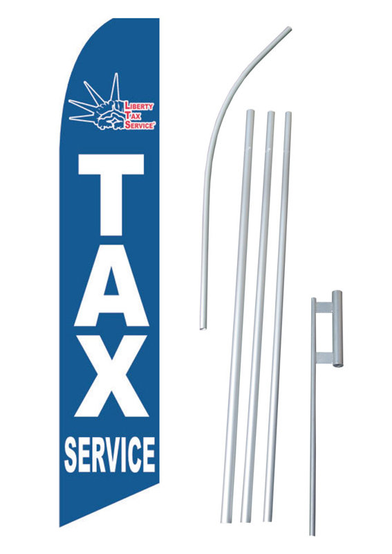 Neoplex Liberty Tax Service Polyester 180 X 30 In Flag Set Wayfair