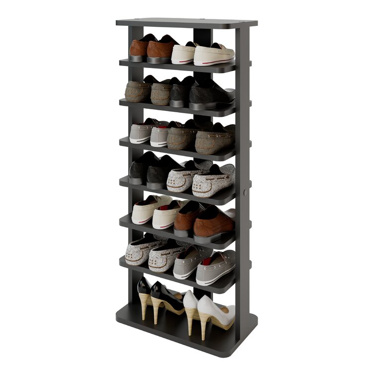 4 Tiers Upright Standing Shoes Rack Household Organizer Racks Shelf Entryway New