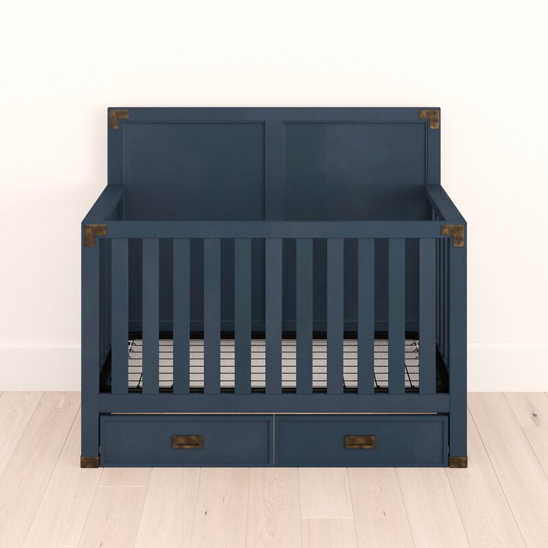 blue cribs for babies