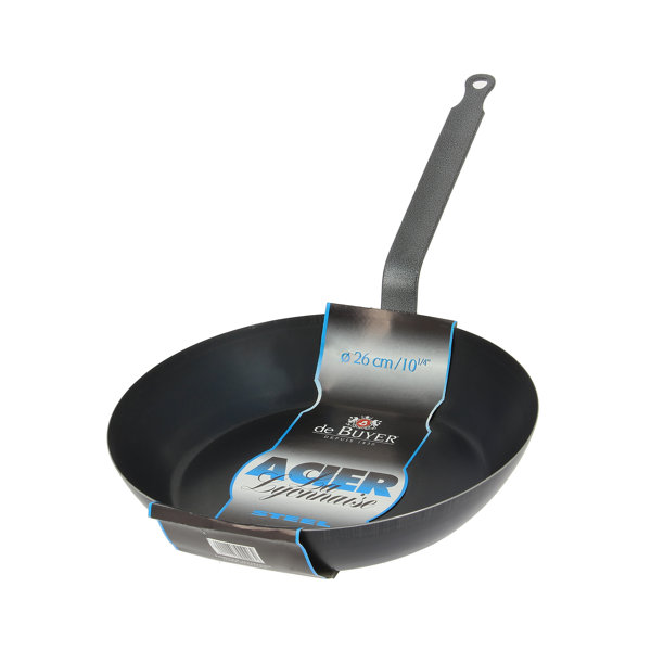 De Buyer Blue Steel La Lyonnaise Non Stick Frying Pan Wayfair