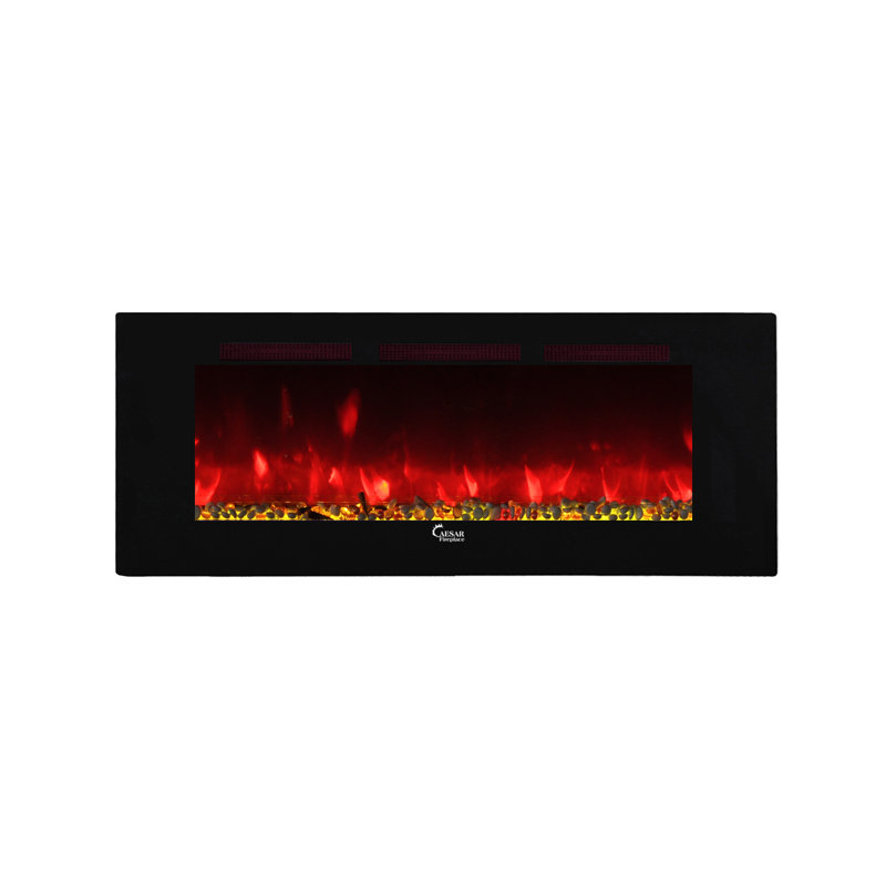 Ivy Bronx Manrique Wall Mounted Electric Fireplace Insert Wayfair