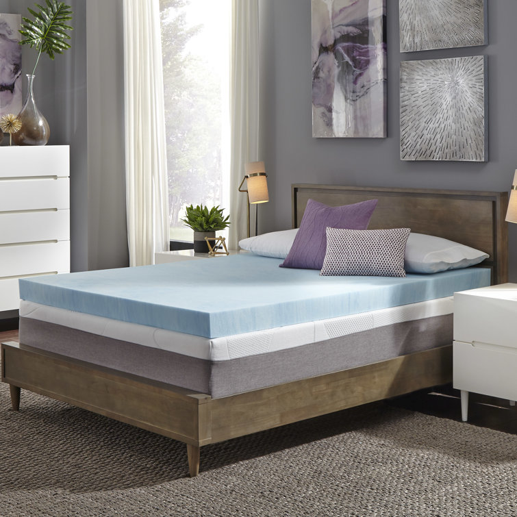 Gel Memory Foam Mattress Topper King Queen Twin Full Size Soft Bed Pad Comfort 