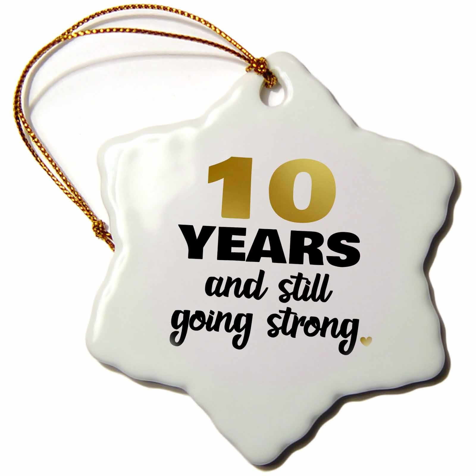 10 year anniversary ornament