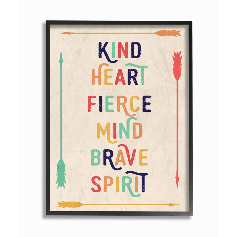 Harriet Bee Shinault Red Orange Blue And Green Kind Heart Arrows