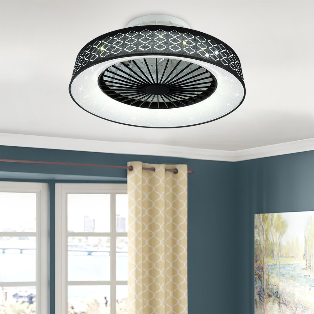 install ceiling fan with light