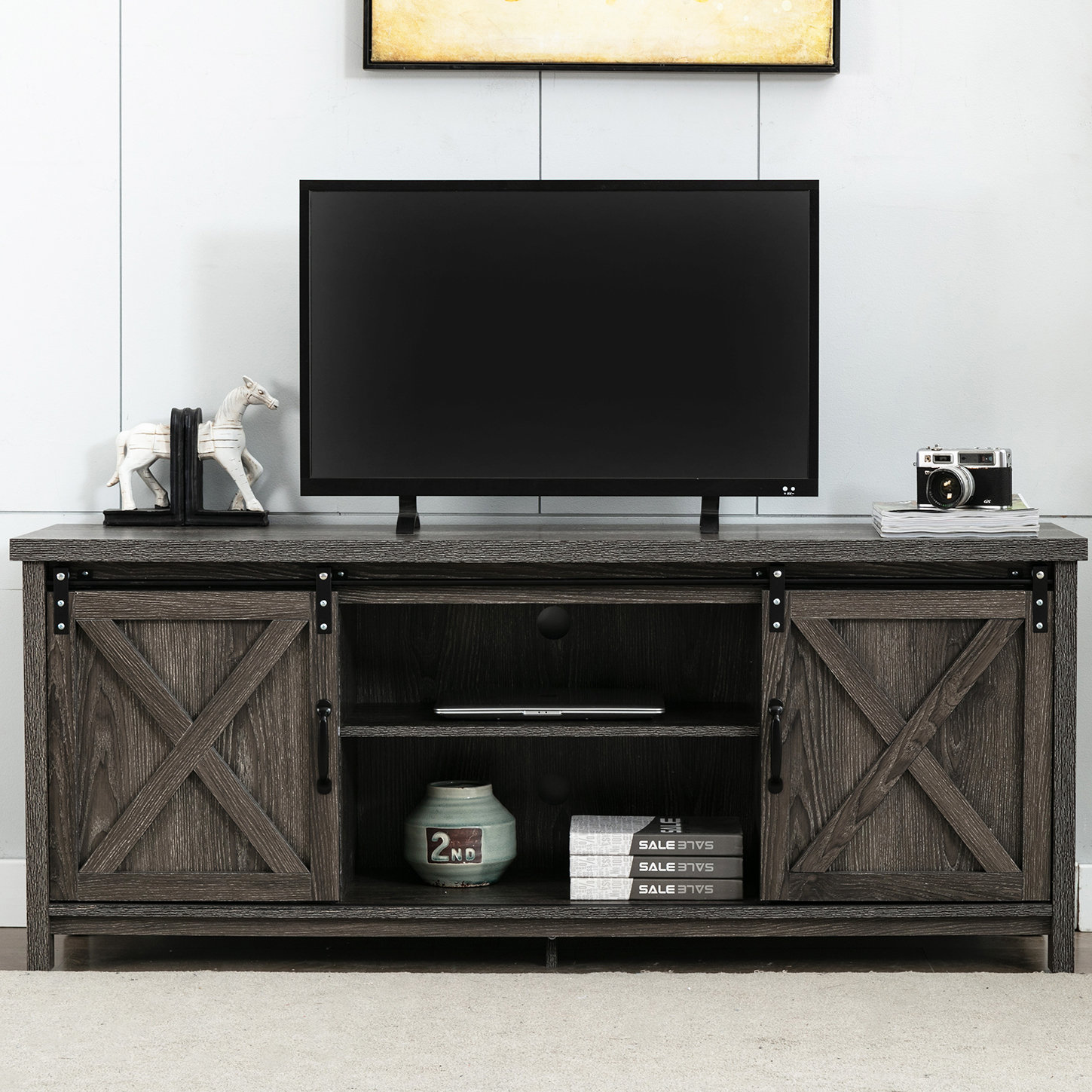 Gracie Oaks Photina TV Stand for TVs up to 65