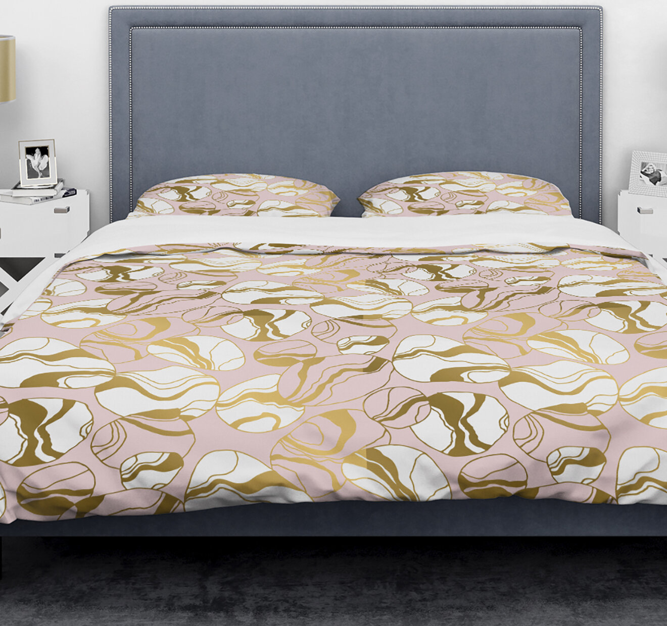 East Urban Home Marble Ii Mid Century Duvet Cover Set Wayfair