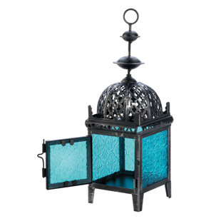 Best Medallion Iron and Glass Lantern By Zingz & Thingz Outdoor Lighting Medallion Iron and Glass Lantern By Zingz & Thingz Outdoor Lighting