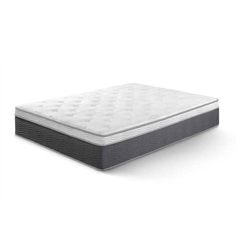 Zinus 13.5" Firm Hybrid Mattress & Reviews Wayfair