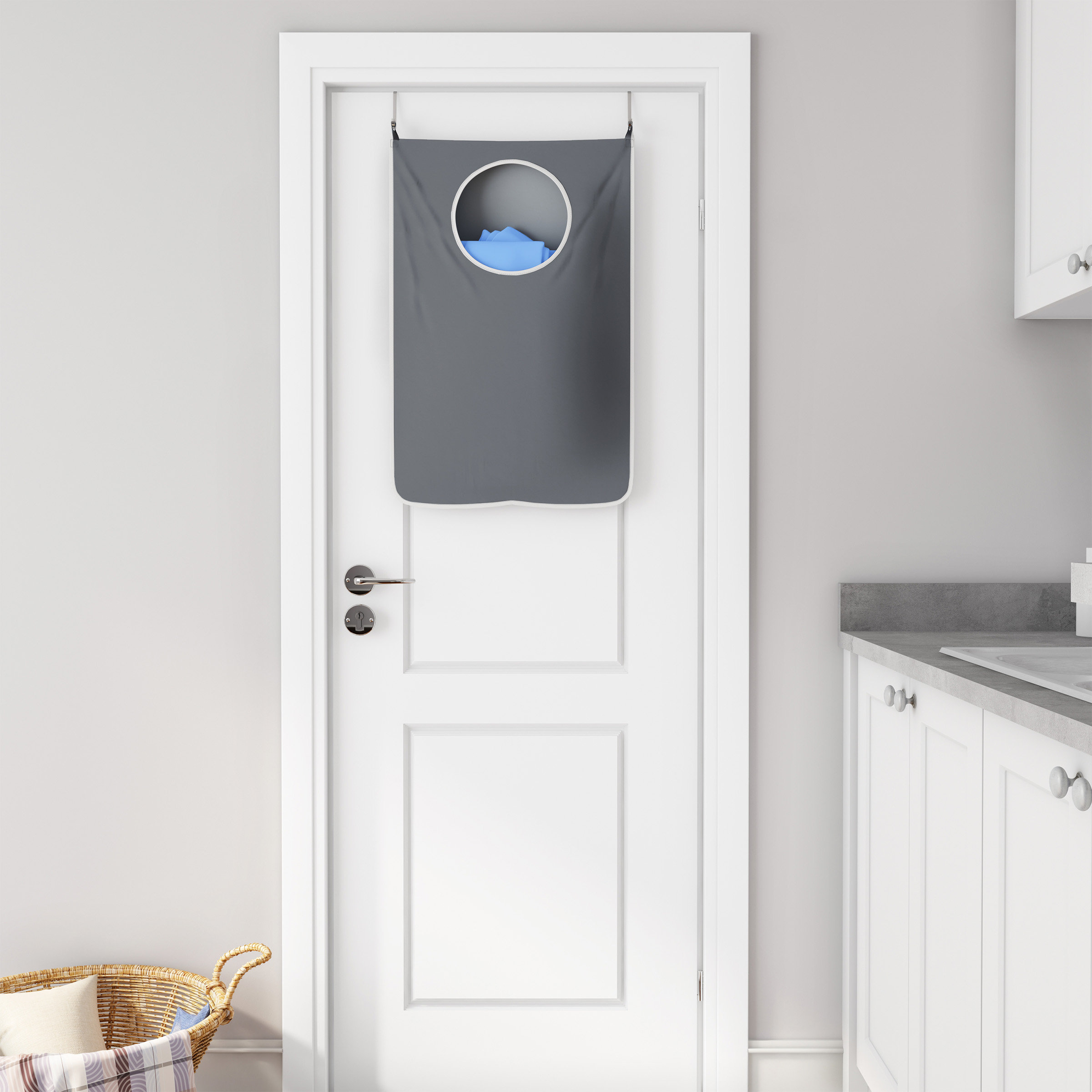 Rebrilliant Over The Door Laundry Hamper Reviews Wayfair