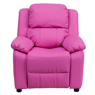 childs pink recliner chair