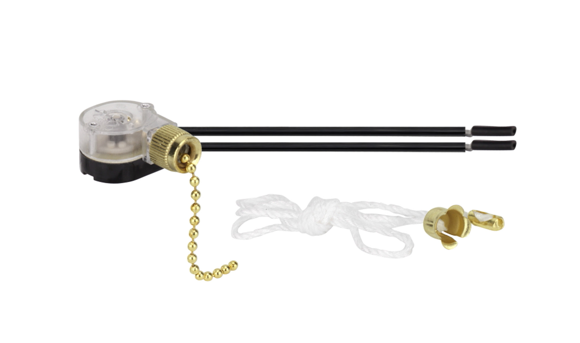 Aspen Creative Corporation Ceiling Fan Light Switch with Pull Chain