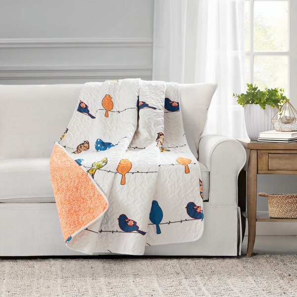 Bird Throw Blanket Wayfair