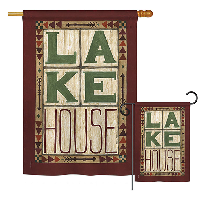 Lake House Nature Outdoor Impressions Vertical 2 Sided Polyester 3 X Ft Flags Set Lake House Nature Outdoor Impressions Vertical 2 Sided Polyester 3 X Ft Flags Set