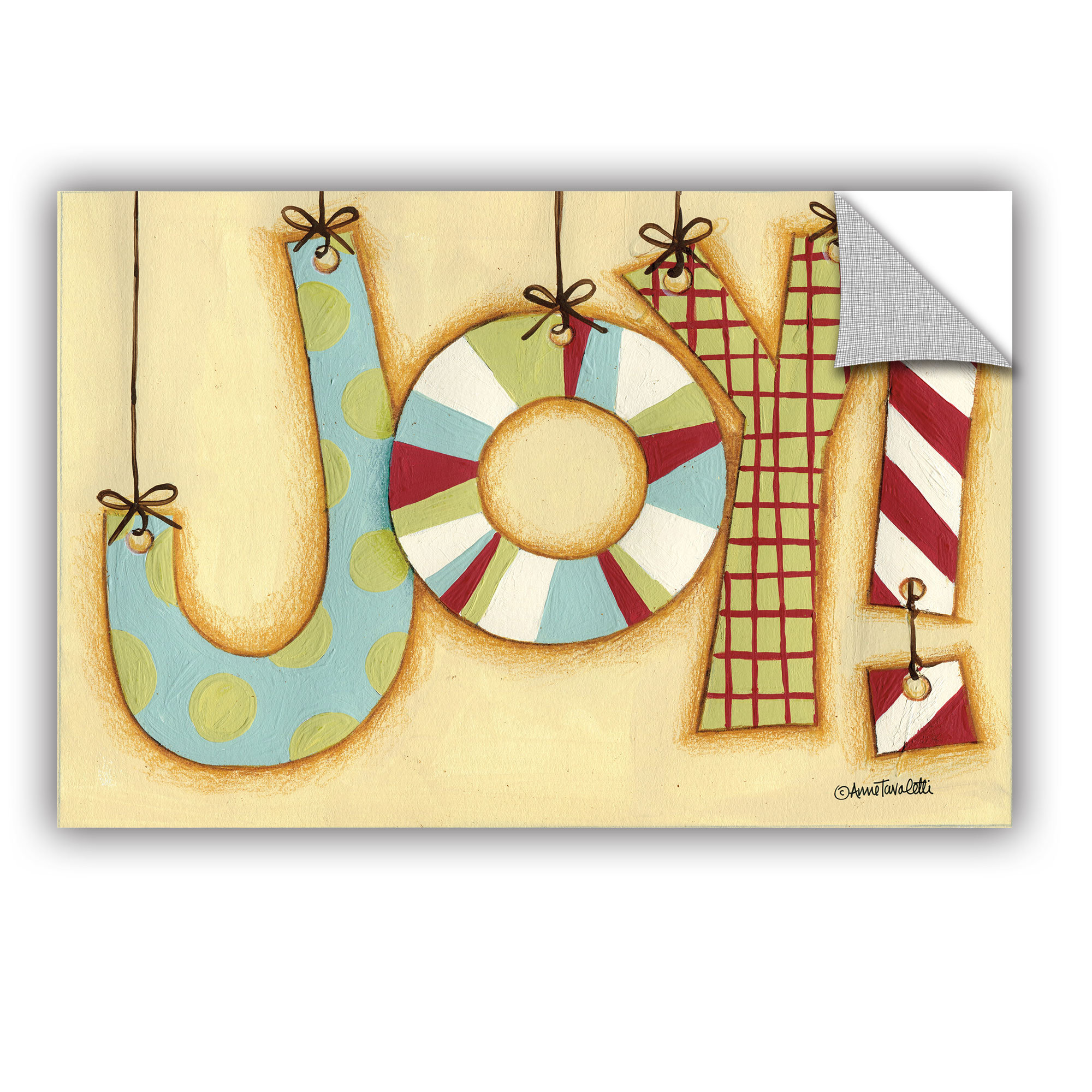 The Holiday Aisle® Anne Tavoletti Funky Christmas Removable Wall Decal