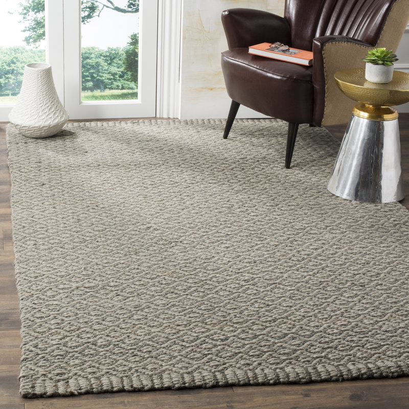 Gracie Oaks Leesport Wool Jute Sisal Gray Taupe Area Rug Reviews Wayfair