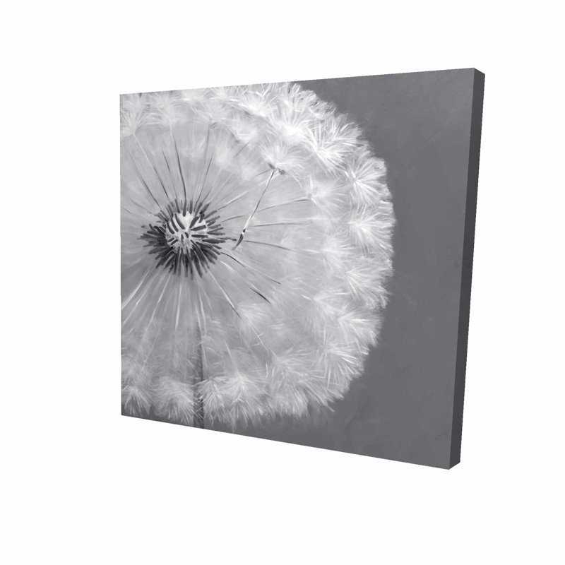 Gracie Oaks Dandelion Puff Ball Oil Painting Print On Wrapped