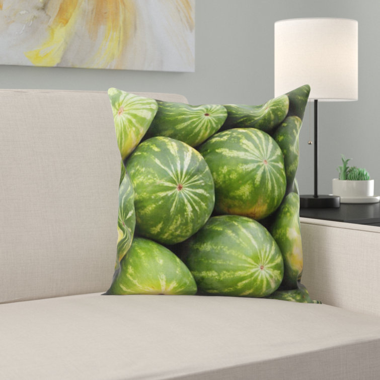watermelon throw pillow