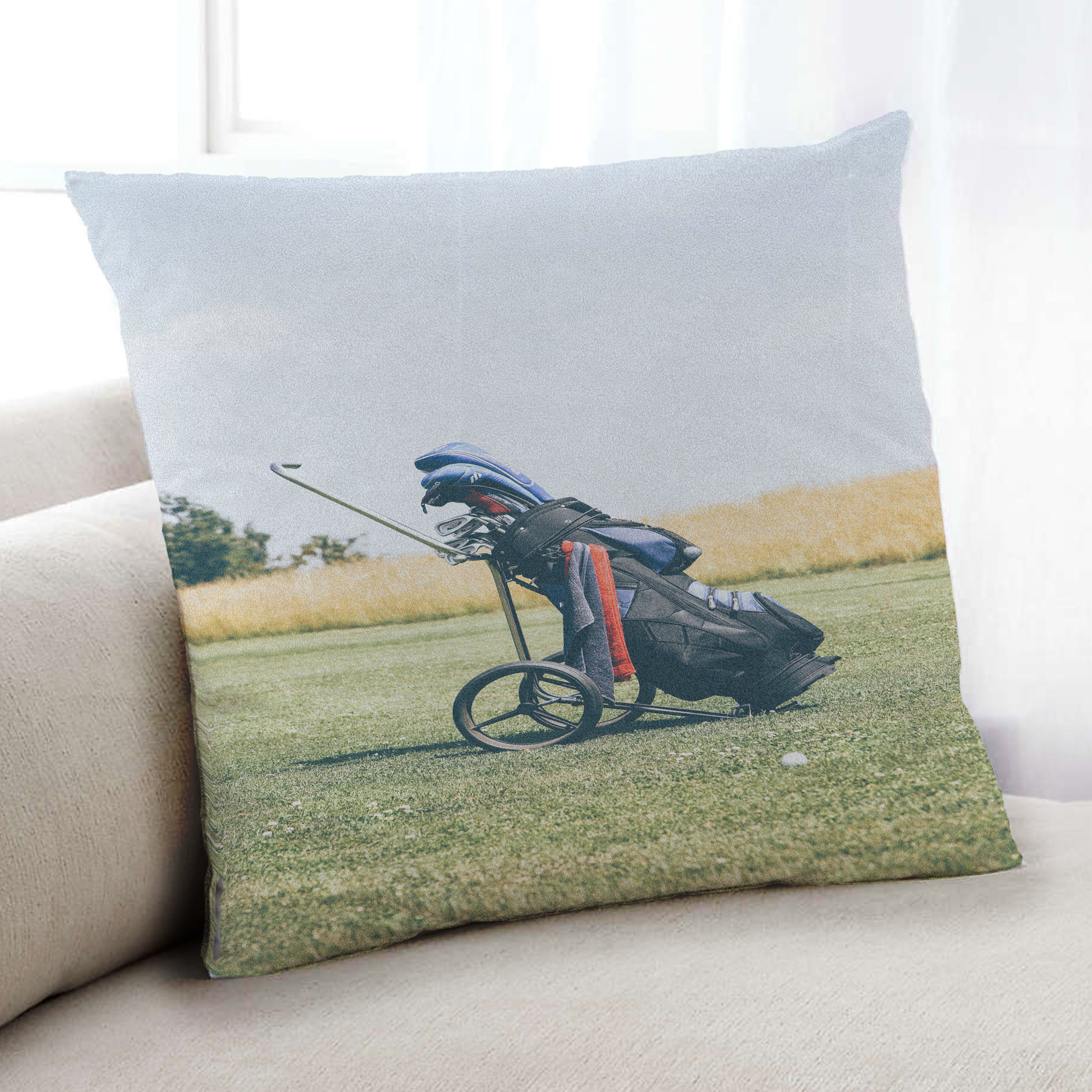 golf throw pillows