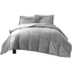 Geneva Micro Mink Sherpa Comforter Set