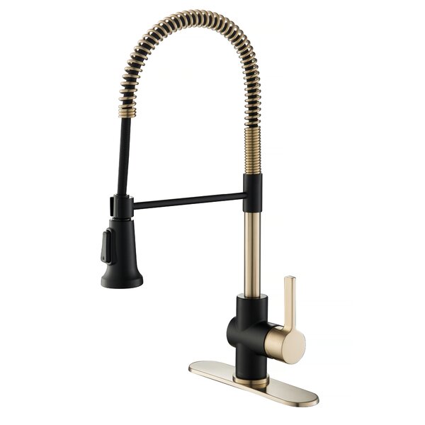 Britt™ Commercial Single Handle Kitchen Faucet with Side ...