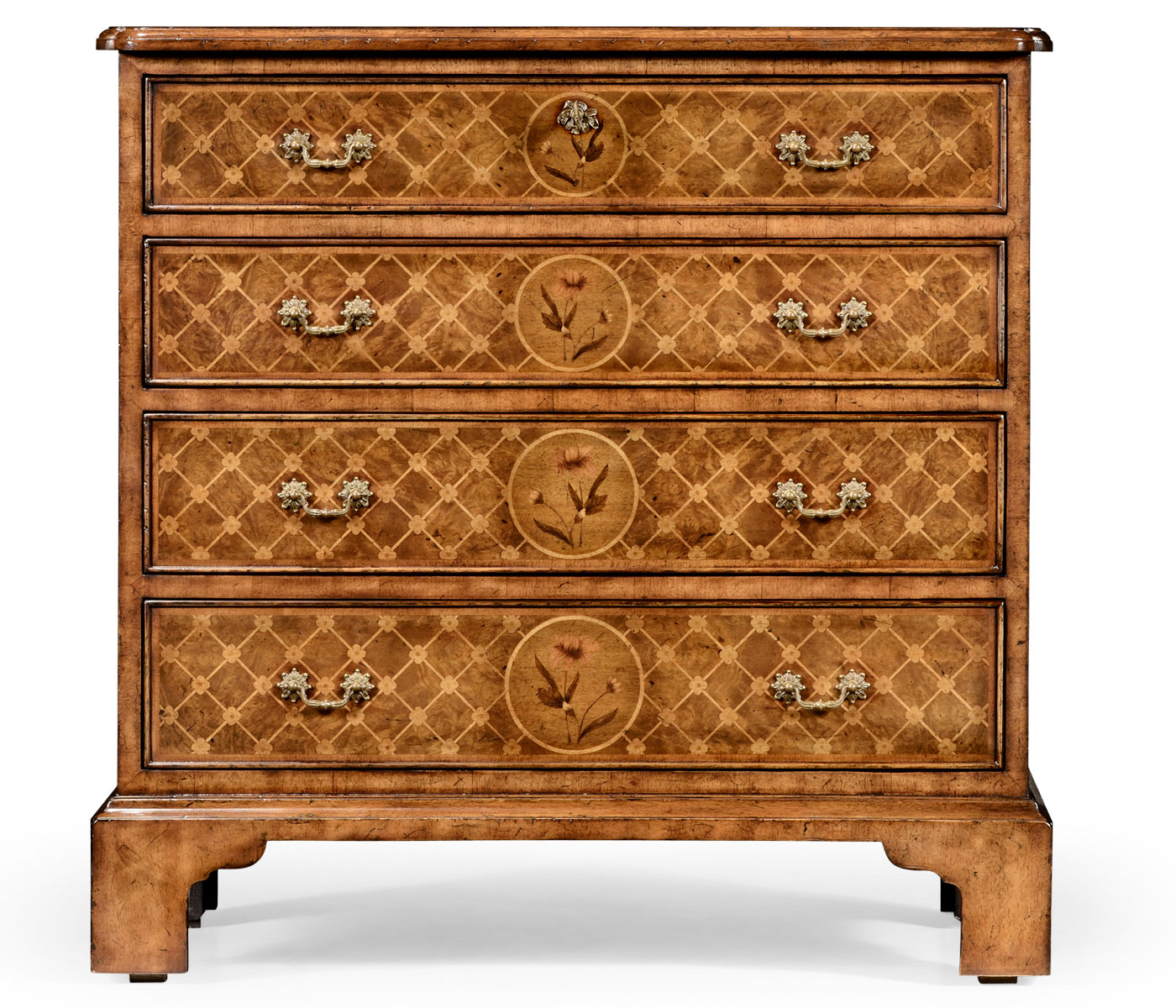 Jonathan Charles Fine Furniture Windsor Floral Marquetry And