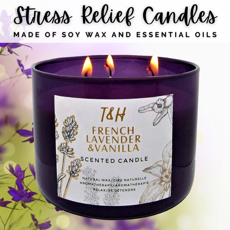 Lavender Vanilla Scented Soy Wax Tub Candle