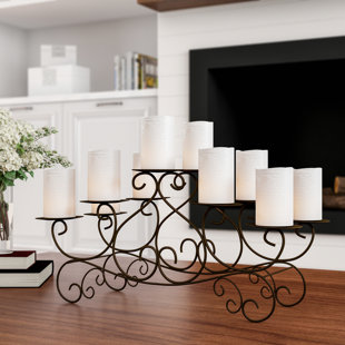 Candles Fireplace Candelabra Wayfair