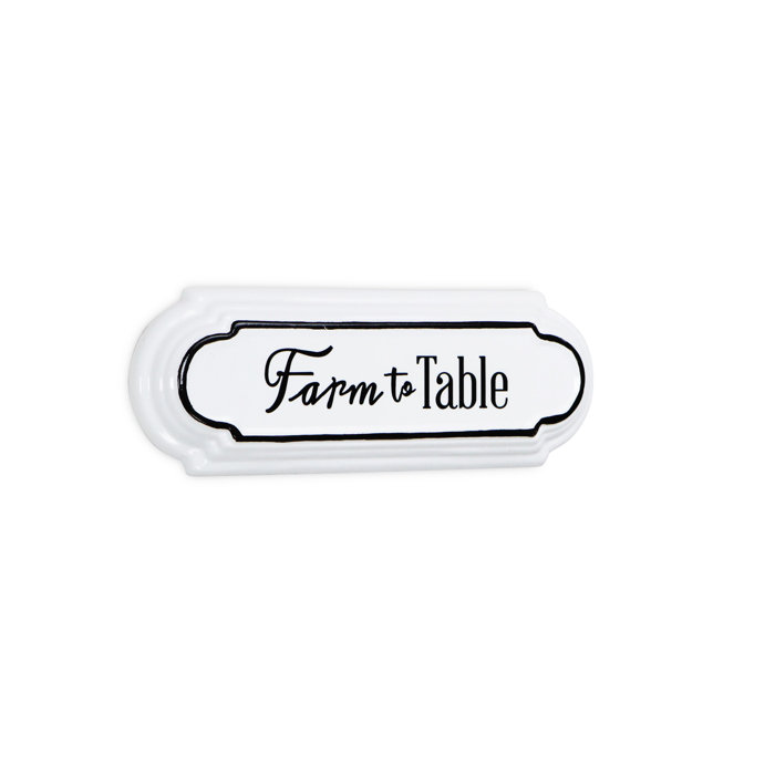 Gracie Oaks Horizontal Farm To Table Wall Decor Wayfair