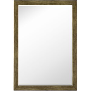 Weathered Sand Barnwood Petite Wall Mirror