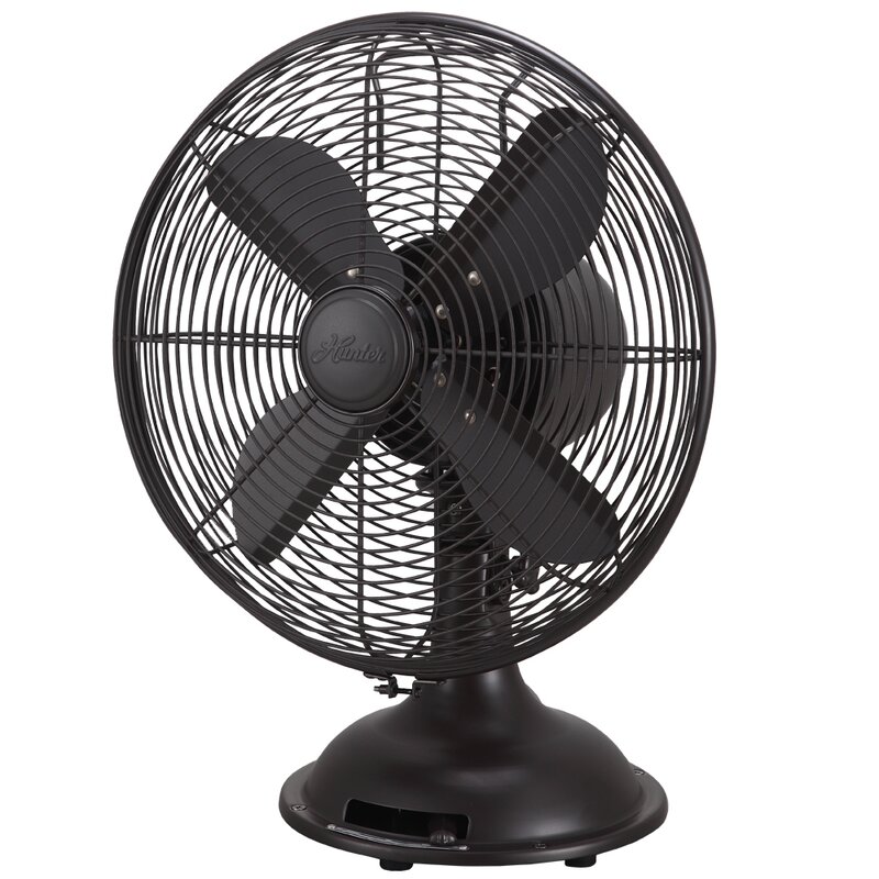 Hunter Home Comfort Retro 12 Oscillating Table Fan Reviews