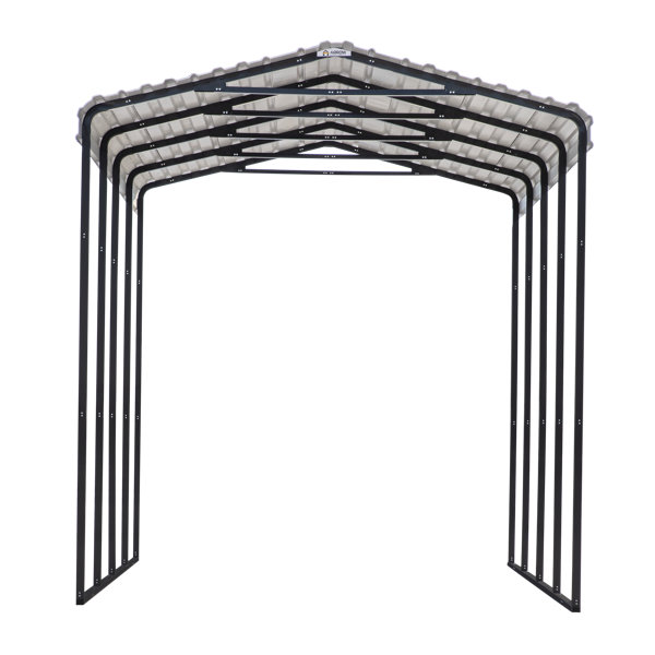 Arrow Carport 14 Ft X 51 Ft Canopy Wayfair