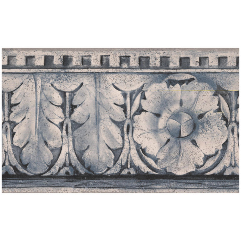 Astoria Grand Tamiko 15 L X 7 W Distressed Wallpaper Border Wayfair