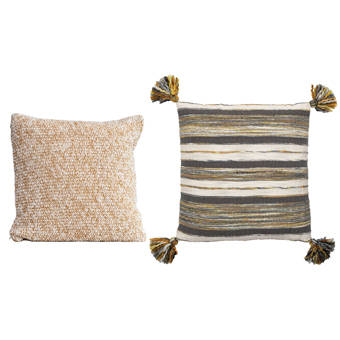 World Menagerie 2 Piece Diehl Coordinating Square Throw Pillow Set