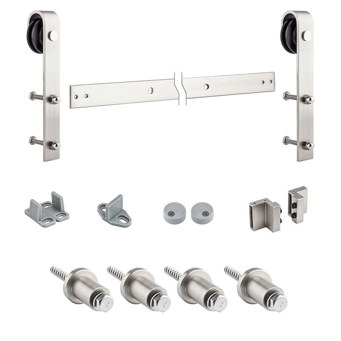 Interior Sliding Standard Single Barn Door Hardware Kit Interior Sliding Standard Single Barn Door Hardware Kit