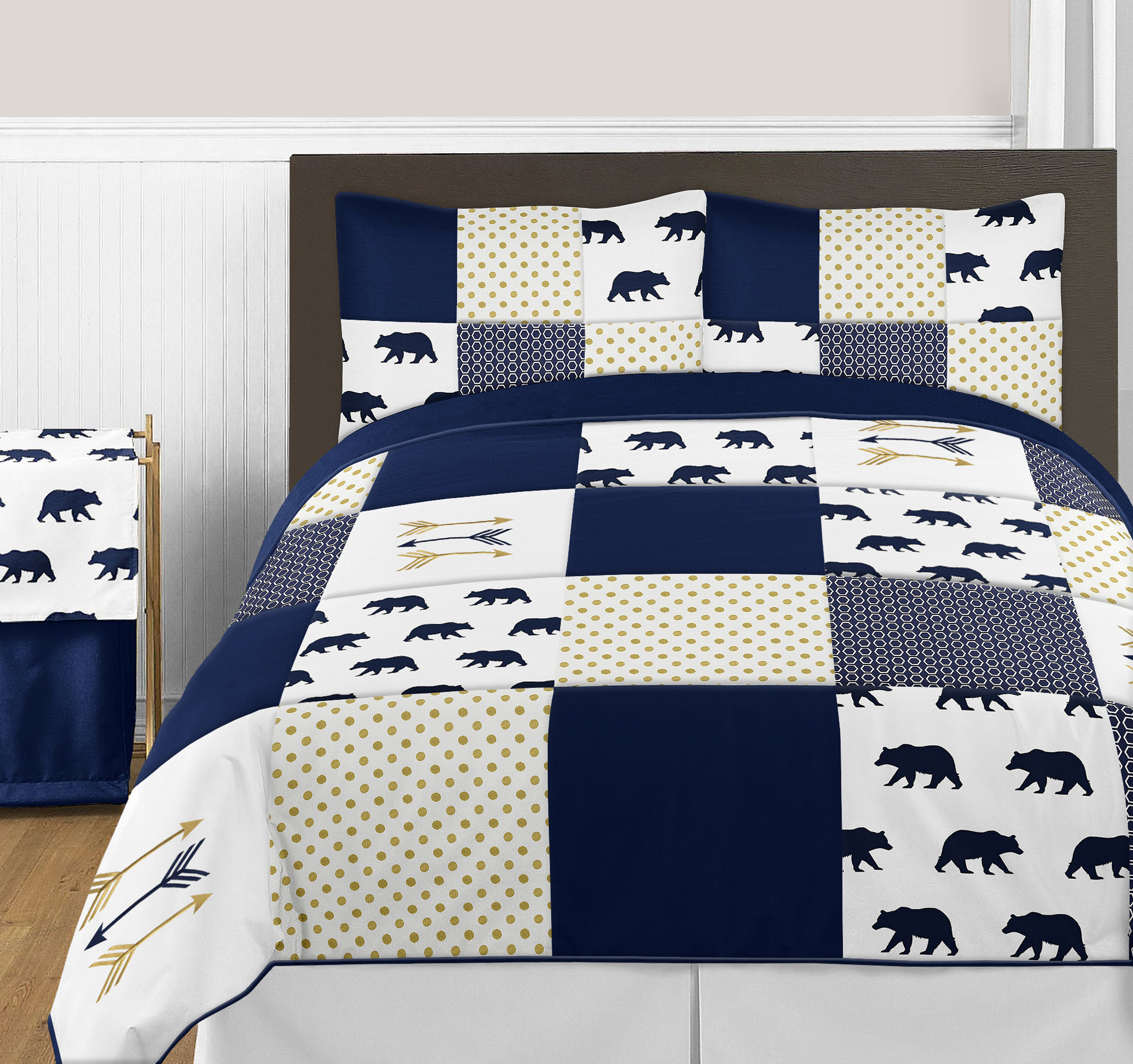 Sweet Jojo Designs Big Bear Reversible Comforter Set Reviews