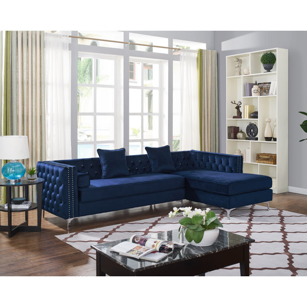 Royal Blue Sectional Wayfair Royal Blue Sectional Wayfair
