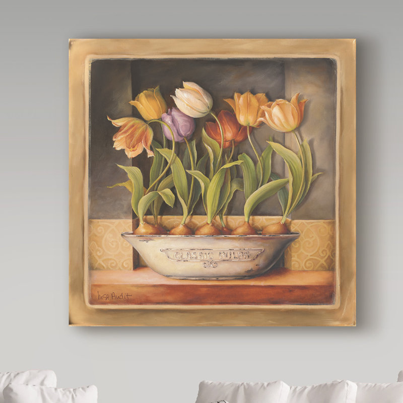 East Urban Home Tulip Classic Bulb Acrylic Painting Print On