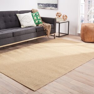 Alaska Beige Solid Area Rug