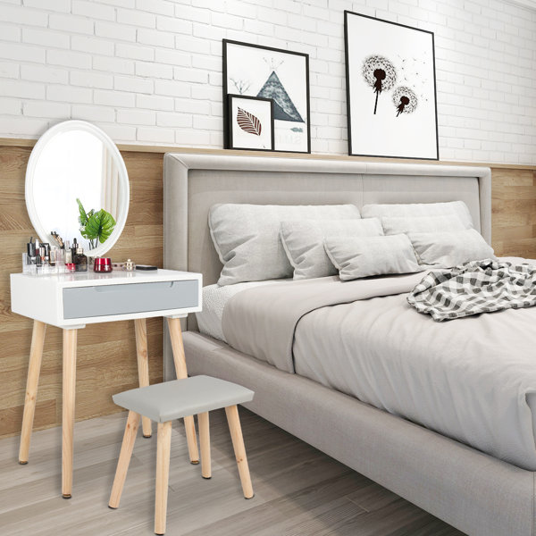 Makeup Vanity Table Set Wayfair Ca
