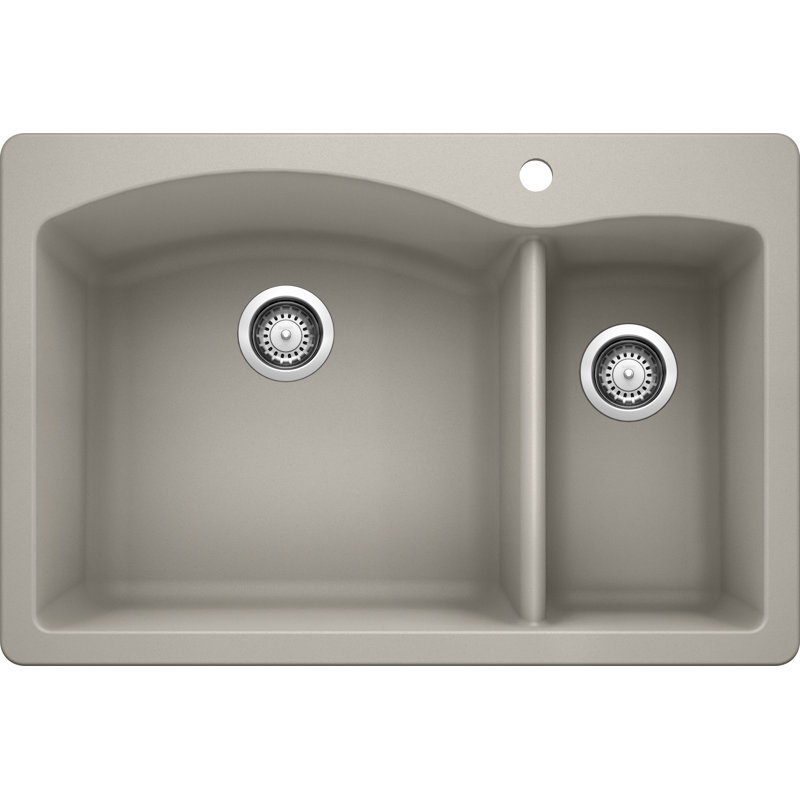 Kitchen Blanco Usa Sink 33 Wide Sil Granite Self Rimming