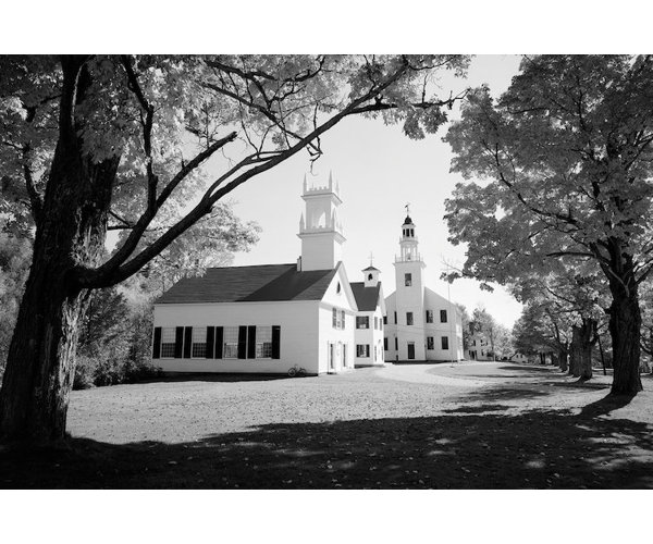 East Urban Home 1960s Church And Local Buildings In The Town Square Of Washington New Hampshire Usa Photographic Print On Wrapped Canvas Wayfair