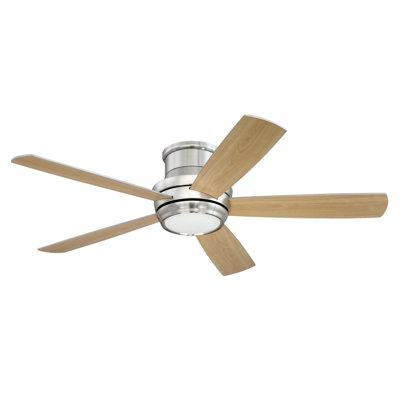 52 Cedarton 5 Blade Led Ceiling Fan With Remote Light Kit